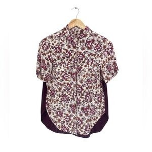 Anthropologie Porridge Bergen Floral Top